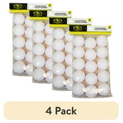 (4 pack) Athletic Works 15Pk White Hollow Practice Golf Balls