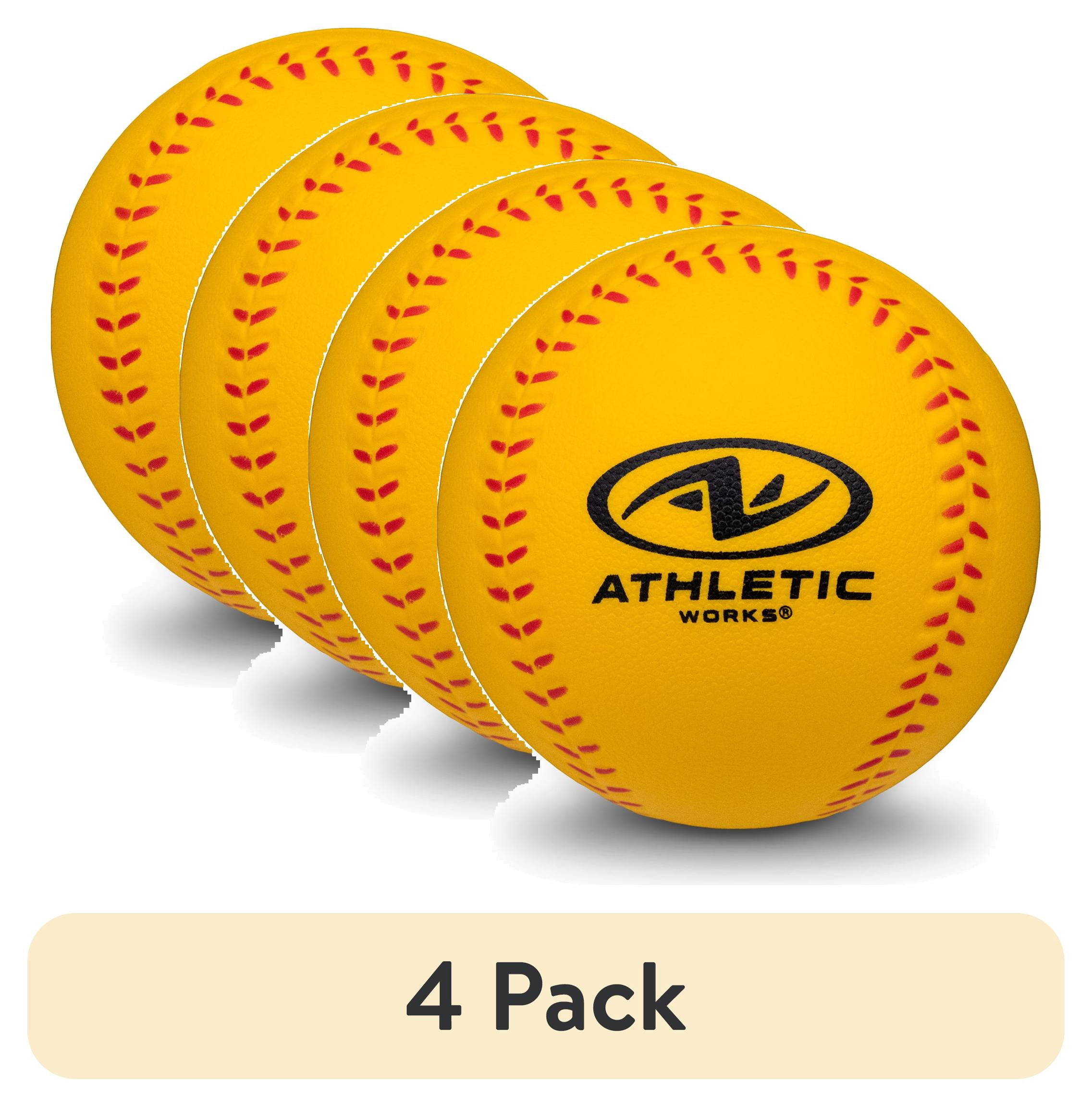 ハット TIMC-AC-BALL-001 / WH M size 4 pack) Athletic Works Foam Baseball - Safe and Soft Practice for