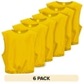 thumbnail image 1 of (24 pack) Athletic Works Sleeveless Pullover Junior Scrimmage Jersey, Includes 6 Practice Jerseys - Yellow, 1 of 5