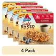 thumbnail image 1 of (4 pack) Atkins Blueberry Soft Baked High Protein Energy Bars, Low Sugar, High Fiber Protein Snack, Keto-Friendly Bars, 5 Ct, 1 of 9
