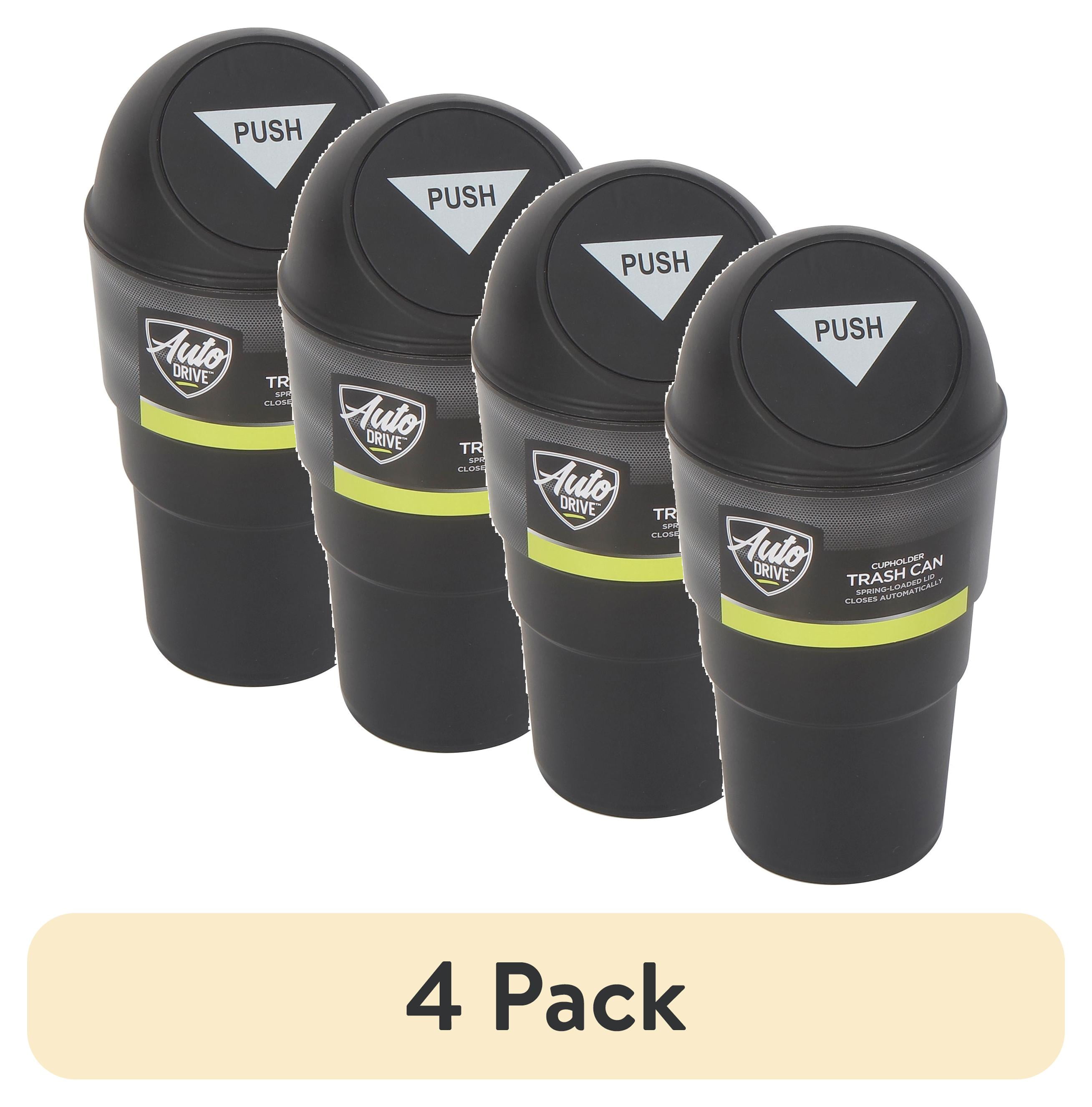 EXCEART Car Trash Can Telescopic Bucket Multifunctional Storage Bucket Odorless Leakproof 4l With 100pcs Garbage Bags