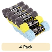 4 pack 4 pack Auto Drive Microfiber Multi-Purpose Cleaning Towels, 2 Pack, Assorted Colors