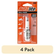 4 pack Autolite Small Engine Spark Plug, 386 for Select Construction, Farm and Power Equipment