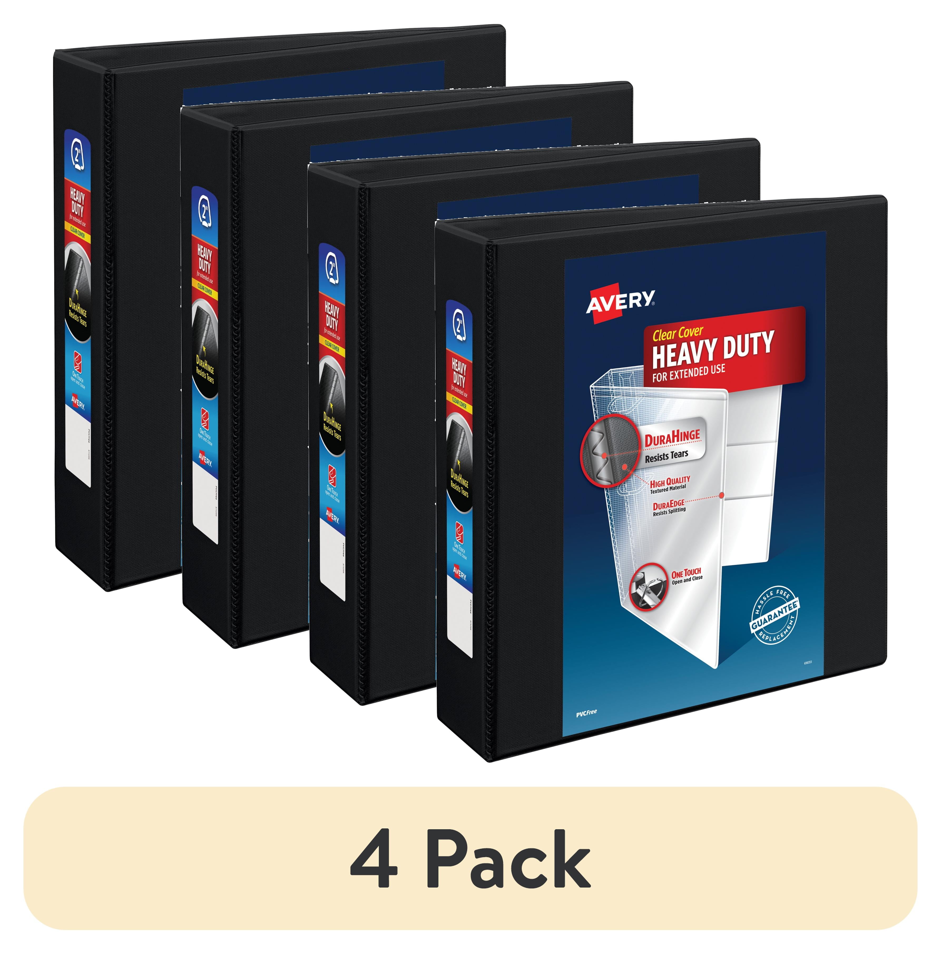 Avery 2 Inch Durable View Binder With Slant Rings - White, Holds 530 Sheets, With Pockets & DuraHinge