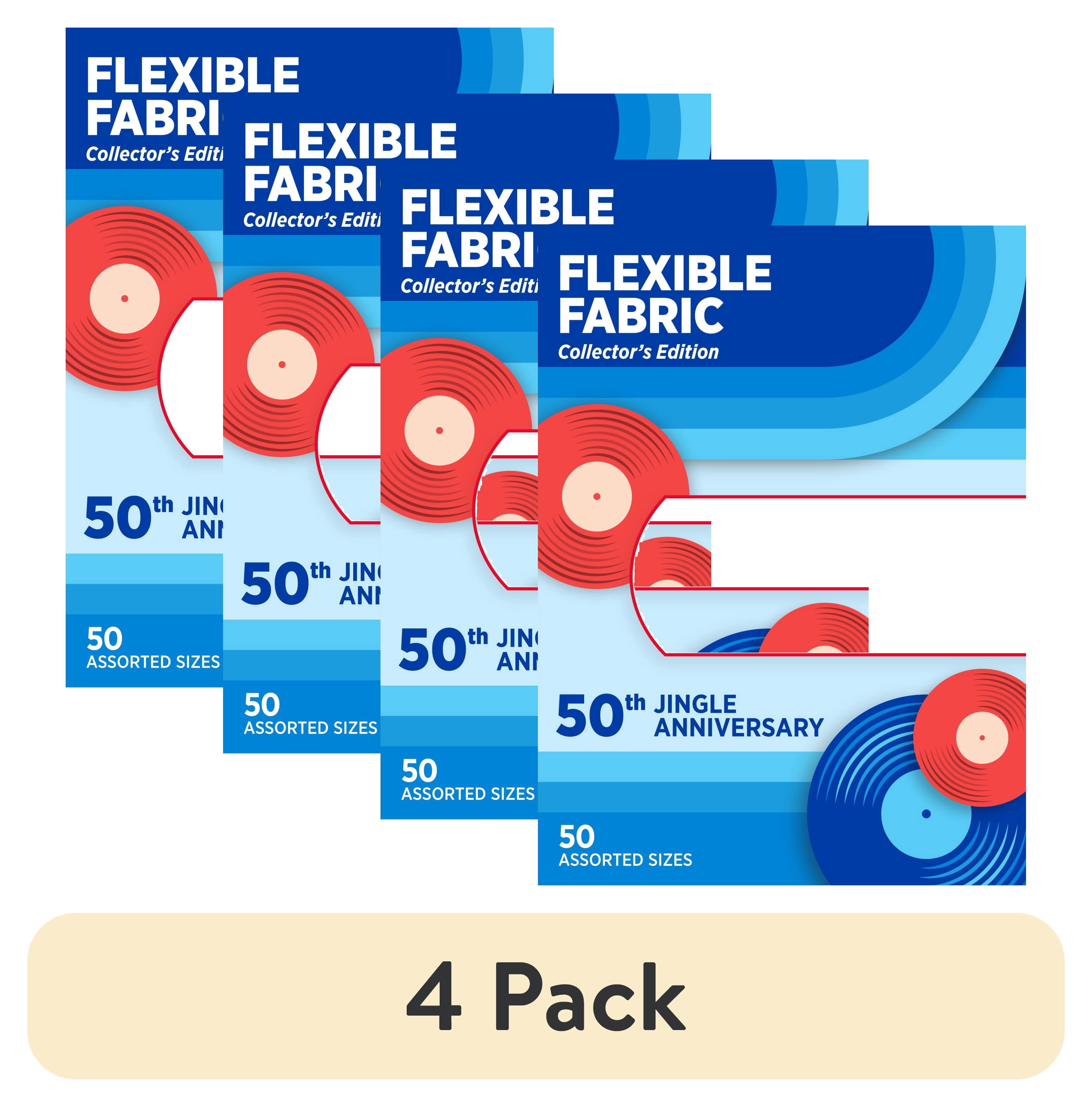 (4 pack) BAND-AID Brand Adhesive Bandages, Jingle Tin, Assorted Sizes, 50ct