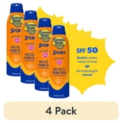 4 pack Banana Boat Sport Ultra Clear Sunscreen Spray SPF 50, 6 oz