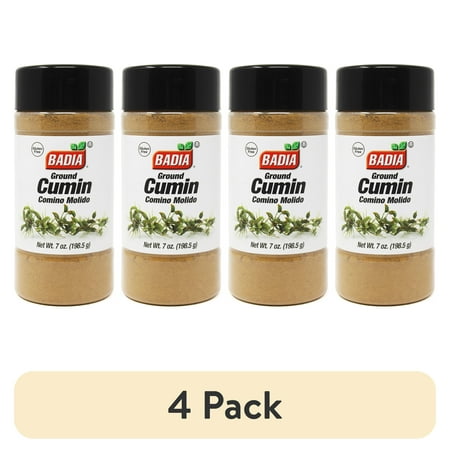 (4 pack) Badia Ground Cumin, 1.5 oz