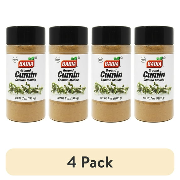 (4 pack) Badia Ground Cumin, 1.5 oz