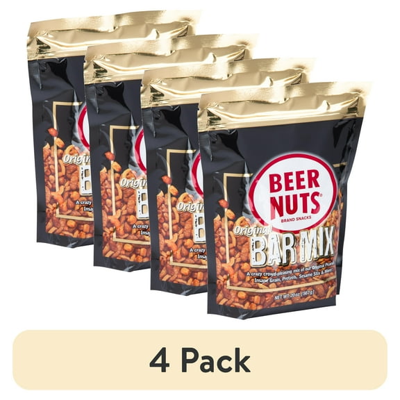 (4 pack) BEER NUTS Original Bar Mix 20oz SUP