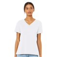 thumbnail image 1 of (4 pack) BELLA + CANVAS - Women's Relaxed Heather CVC V-Neck Tee - 6405CVC, 1 of 5