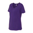 thumbnail image 1 of (4 pack) BELLA+CANVAS Women's Short Sleeve V-Neck T-Shirt, 1 of 3