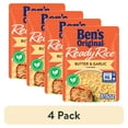 thumbnail image 1 of (4 pack) Ben's Original Butter and Garlic Flavored Ready Rice, Easy Dinner Side, 8.8 Ounce Pouch, 1 of 11