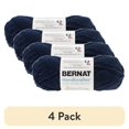 thumbnail image 1 of (4 pack) Bernat® Handi Cotton Sb™ #4 Worsted (Medium) Cotton Yarn, Pale Classic Navy 1.76oz/50g 80 Yards, 1 of 5