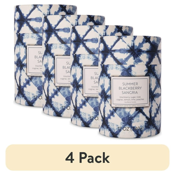 (4 pack) BHG 12 oz Jar Summer Blackberry Sangria
