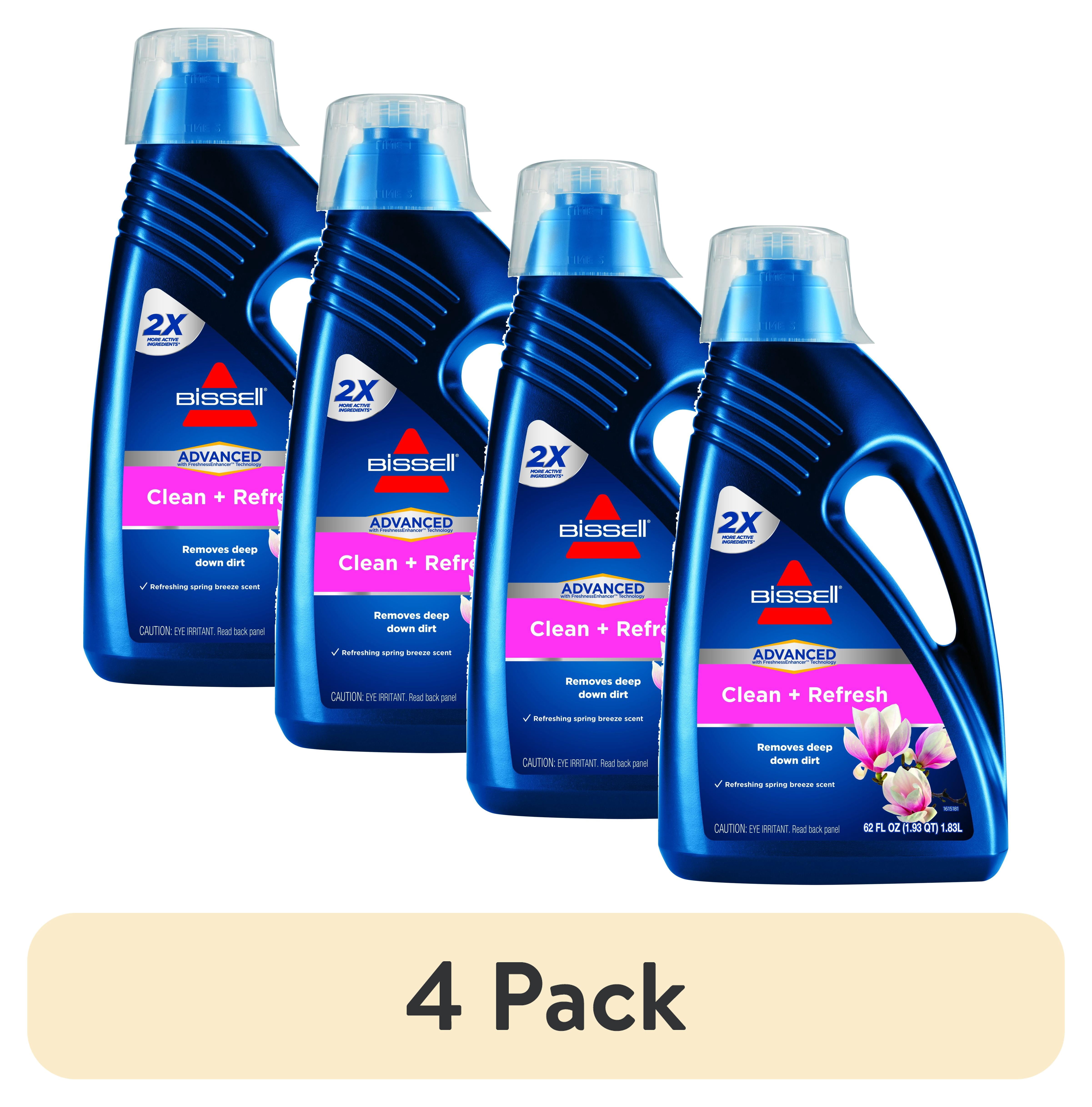 (4 pack) BISSELL 84U4 Carpet & Rug Cleaners, Spring Breeze Scent, 62 Fluid Ounce