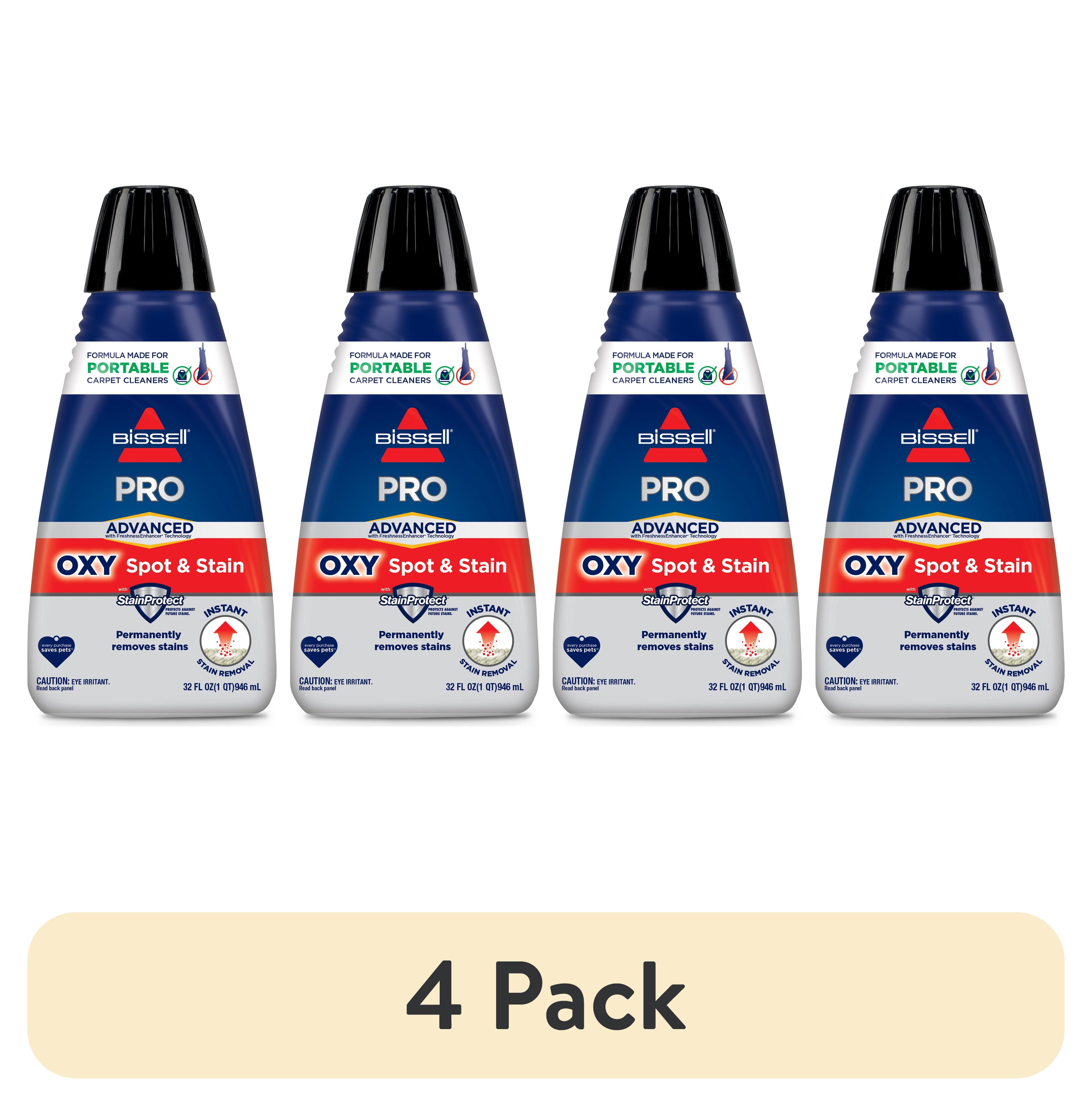 (4 pack) BISSELL Advanced Pro Oxy Spot and Stain Cleaner with ...