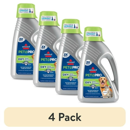 (4 pack) BISSELL PET PRO OXY Urine Eliminator Formula 48oz 1990