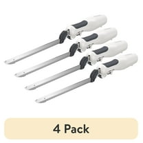(4 pack) BLACK DECKER 9-Inch Electric Carving Knife, Stainless Steel, White