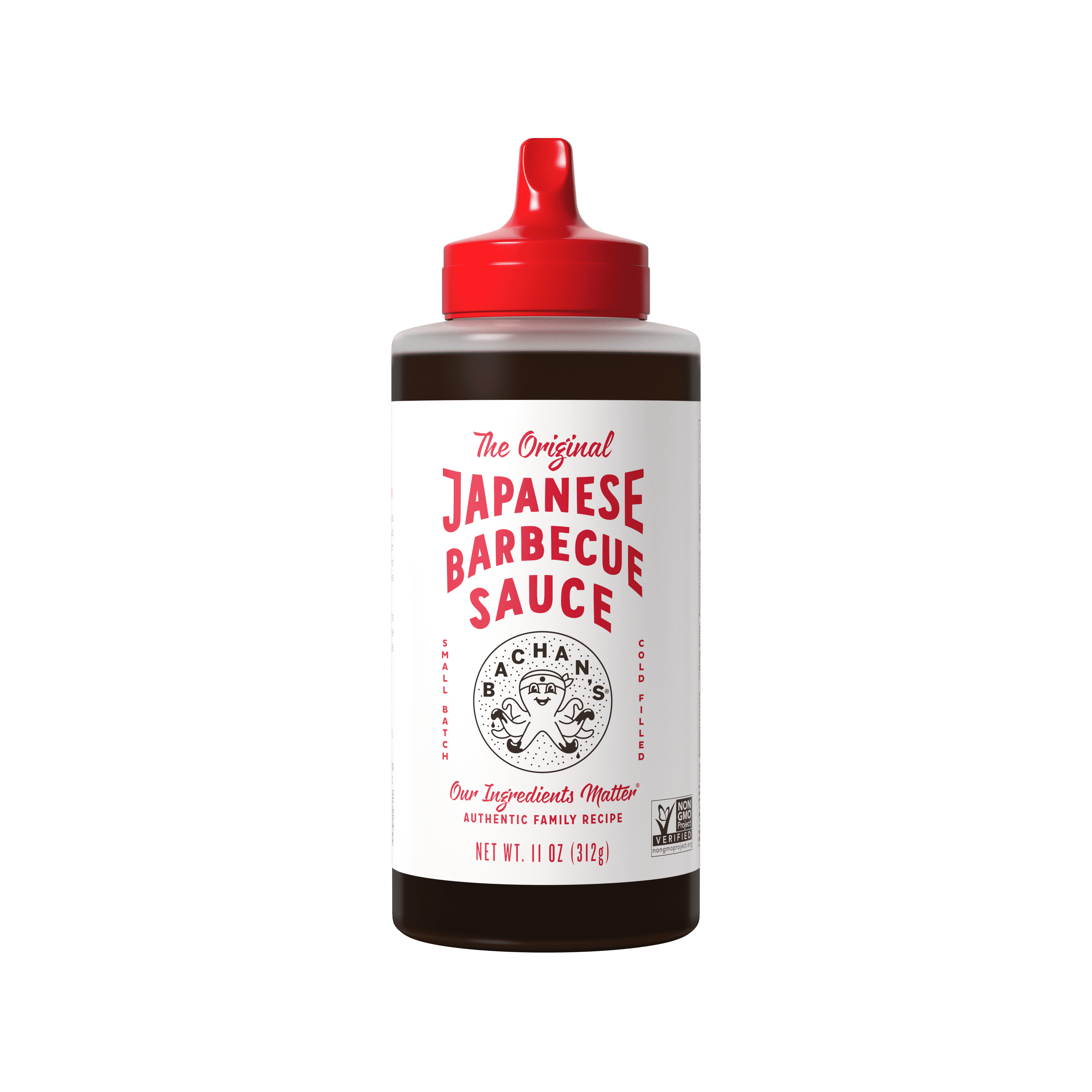 (4 pack )Bachan's The Original Japanese BBQ Sauce, 11oz Bottle - Bold, Fresh, Umami Flavor