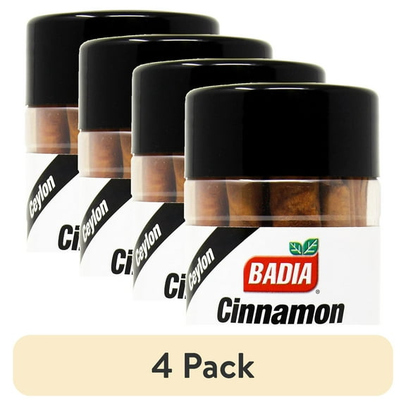 (4 pack) Badia Cinnamon Sticks, 4 oz Bottle