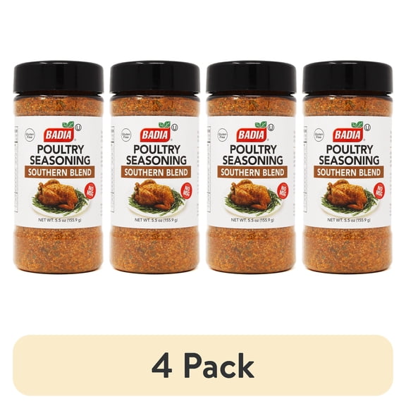 (4 pack) Badia Poultry Seasoning, 5.5 oz
