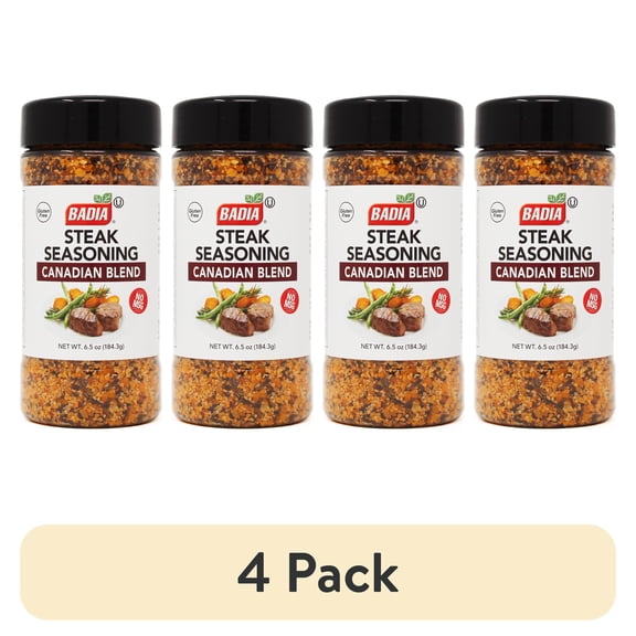 (4 pack) Badia Steak Seasoning, 6.5 oz