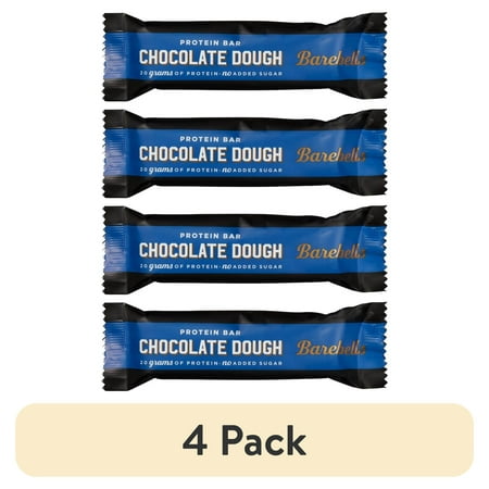 (4 pack) Barebells Chocolate Dough Bar