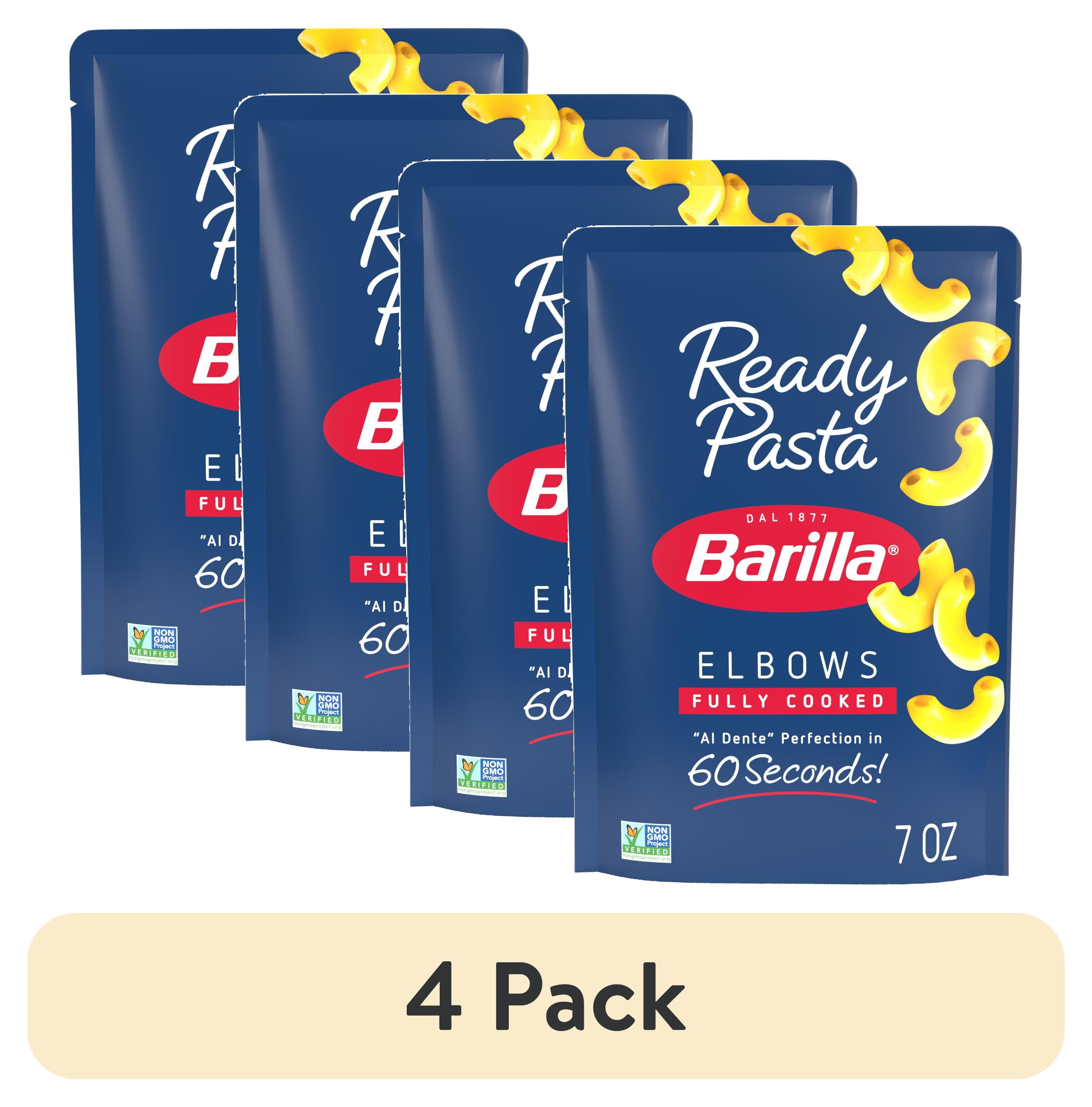 (4 pack) Barilla Ready Pasta Fully Cooked Pasta Elbows, 7 oz - Walmart.com