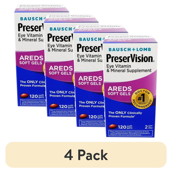 (4 pack) Bausch & Lomb Occuvite, 120 CT