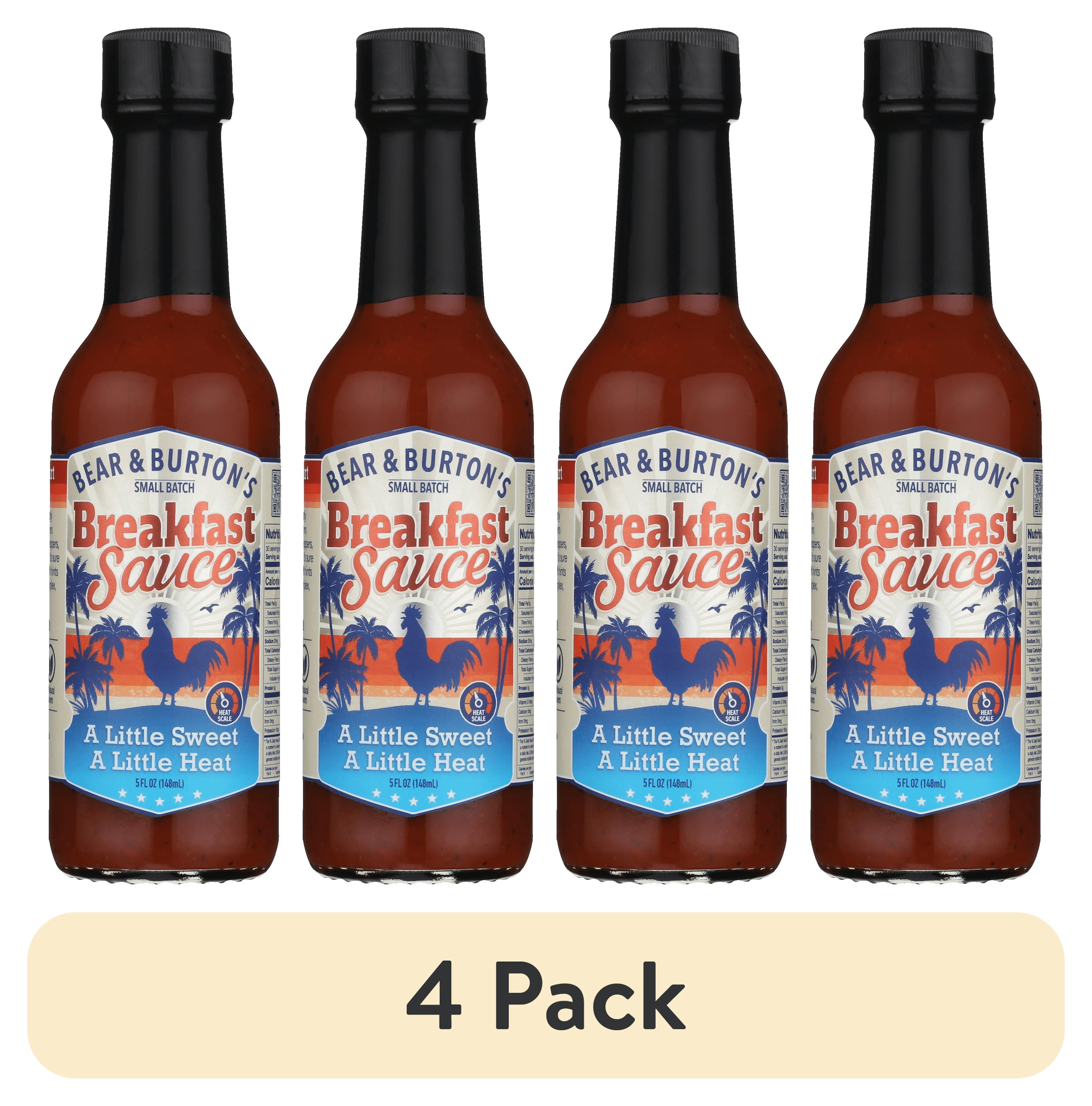 (4 pack) Bear & Burton's Breakfast Sauce 5 oz