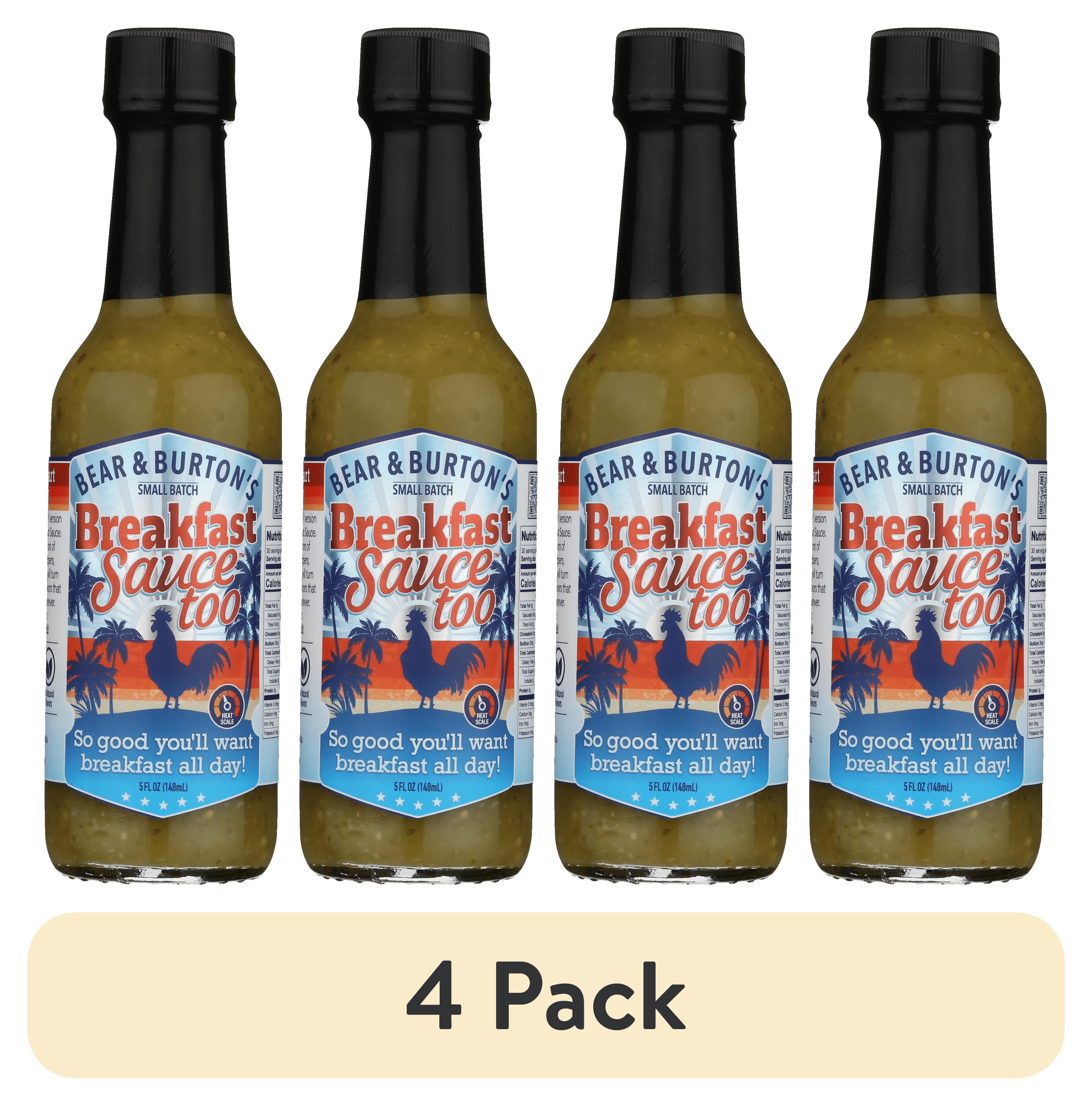 (4 pack) Bear & Burton's Breakfast Sauce Too 5 oz