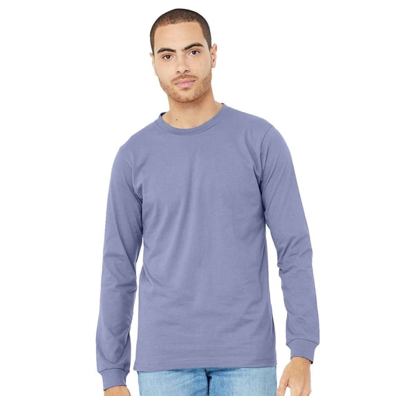 (4 pack) Bella + Canvas 3501 Unisex Jersey Long-Sleeve T-Shirt