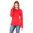 thumbnail image 1 of (4 pack) Bella + Canvas Women's Long Sleeve 100 Percent Cotton T-Shirt B6500, 1 of 3