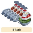 thumbnail image 1 of (4 pack) Bentgo Plastic Salad Container 5-Compartment Slate 54 oz or 6.75 Cups. (BGOSAL-S), Made for Portable Food Storage and Lunch Transportation, 1 of 9