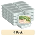 thumbnail interactive-video image 1 of (4 pack) Bentgo Prep - 20-Piece 1-Compartment Reusable Meal Prep Containers with Lids, PFAS & BPA Free Materials, Durable, Microwave, Freezer, & Dishwasher, 1 of 11