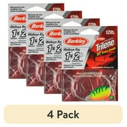 (4 pack) Berkley Walleye Mono Rig, Firetiger Indiana Blade, 4
