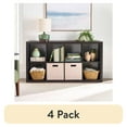 thumbnail image 1 of (4 pack) Better Homes & Gardens 8 Cube Storage Organizer, Tobacco Oak, 1 of 11