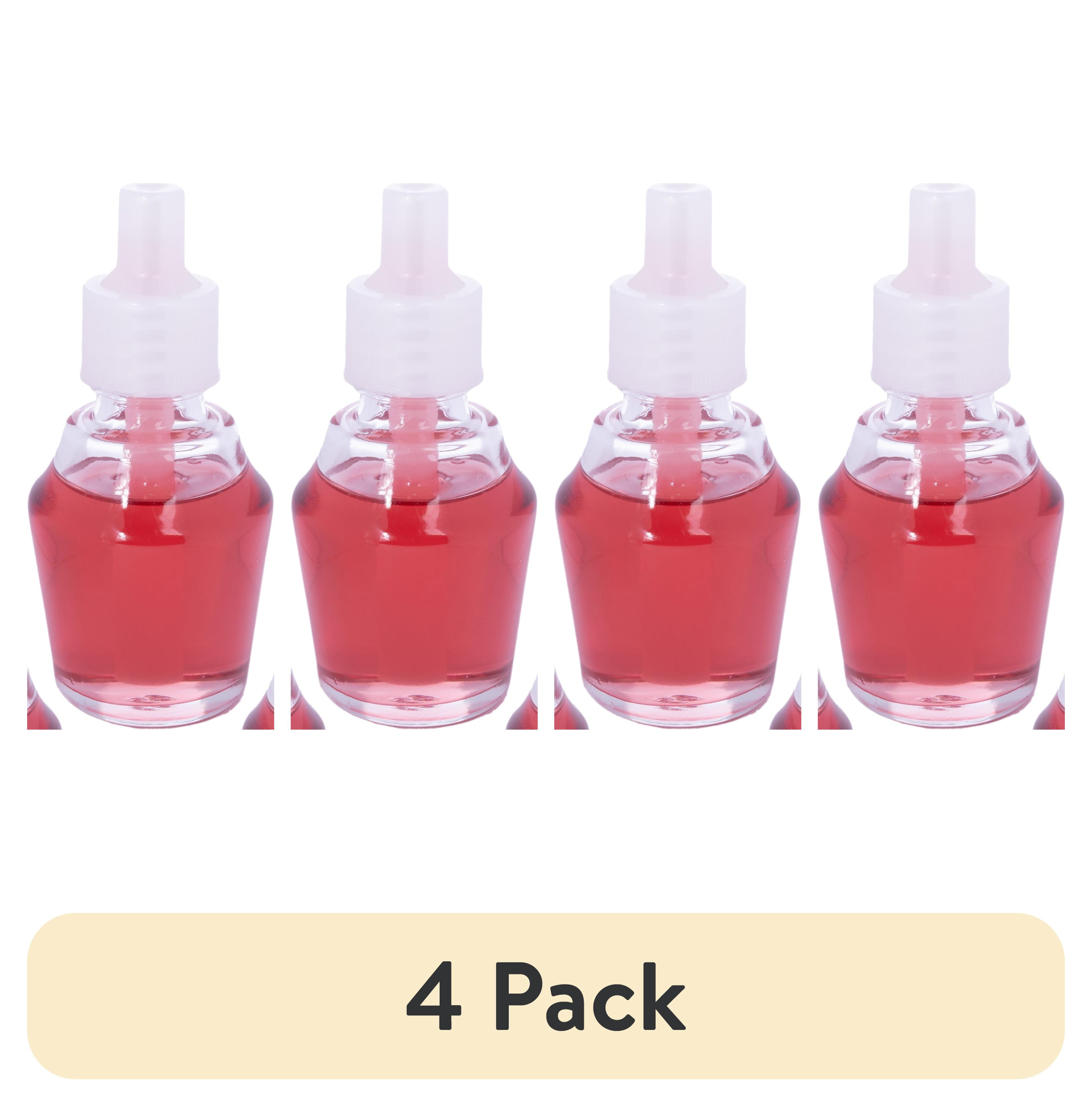 (4 pack) Better Homes & Gardens Aroma Accents Oil Refill 24 mL, Wild Berries & Cheesecake, 3 pack