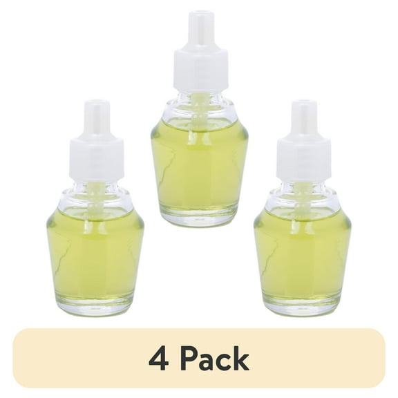 (4 pack) Better Homes & Gardens Aroma Accents Oil Refill, Rainy Spring Day, 3 pack