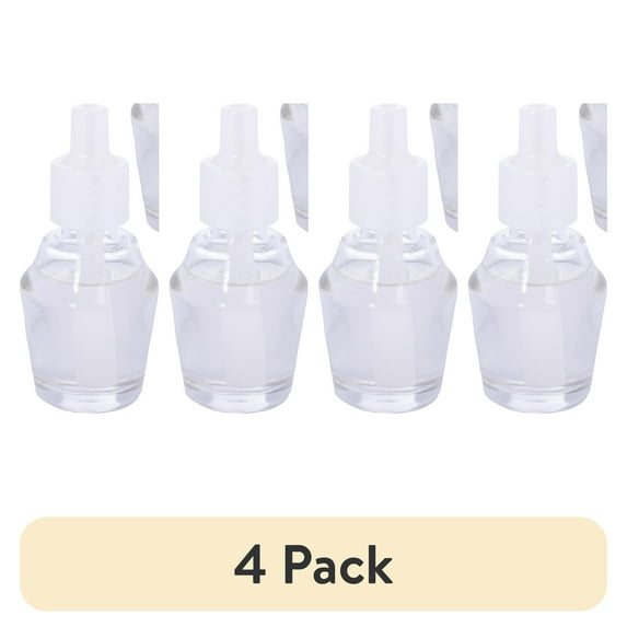 (4 pack) Better Homes & Gardens Aroma Accents Oil Refill, White Tahitian Woods, 3 pack