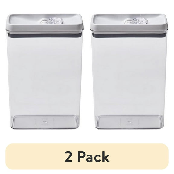 (4 pack) Better Homes & Gardens Canister - 17.3 Cup Flip-Tite Rectangular Food Storage Container