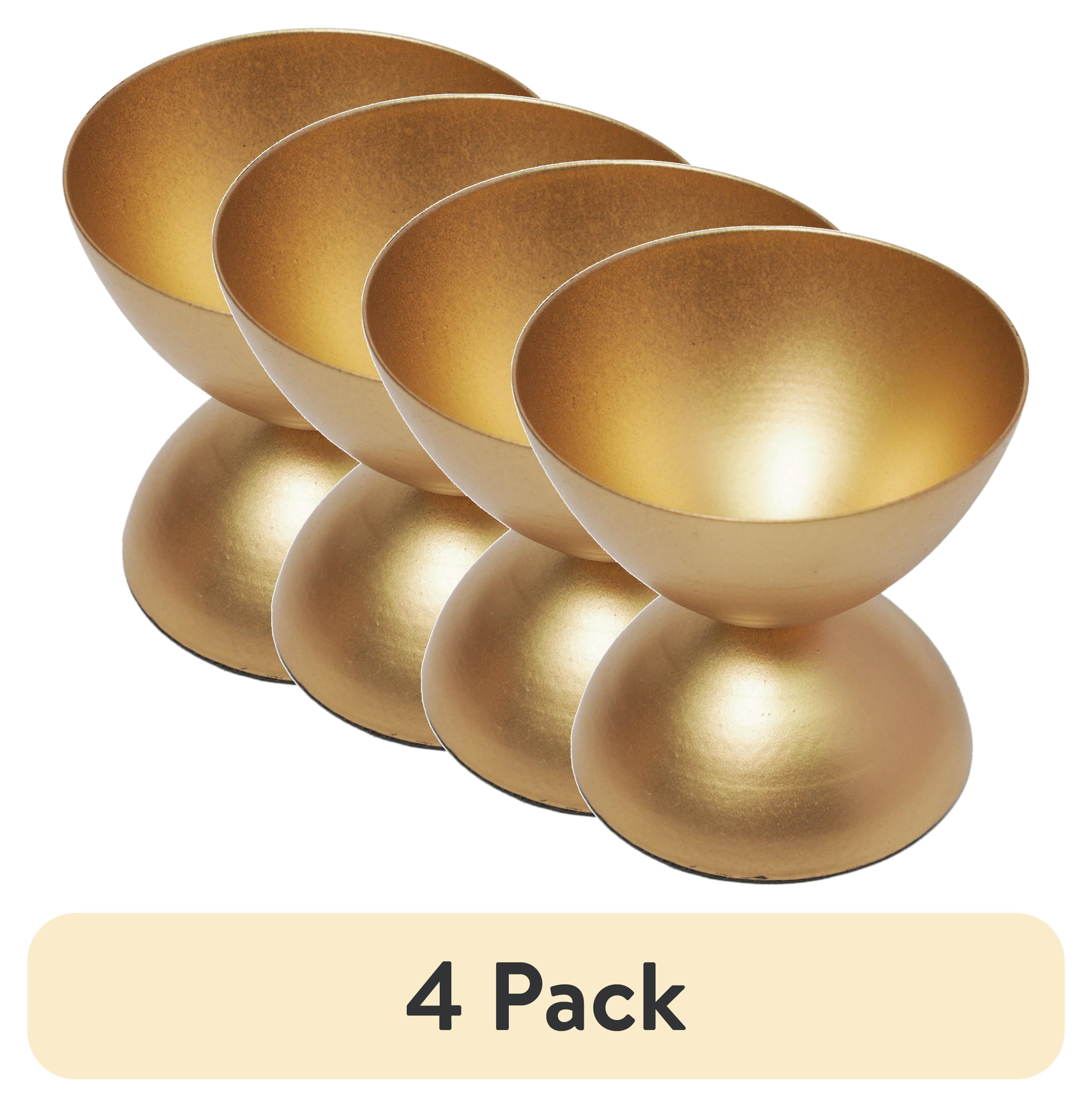 (4 pack) Better Homes & Gardens Metal Gold Incense Burner