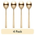 thumbnail interactive-video image 1 of (4 pack) Better Homes & Gardens Stainless Steel Dinner Spoon, 1 of 9