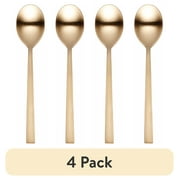 (4 pack) Better Homes & Gardens Stainless Steel Dinner Spoon