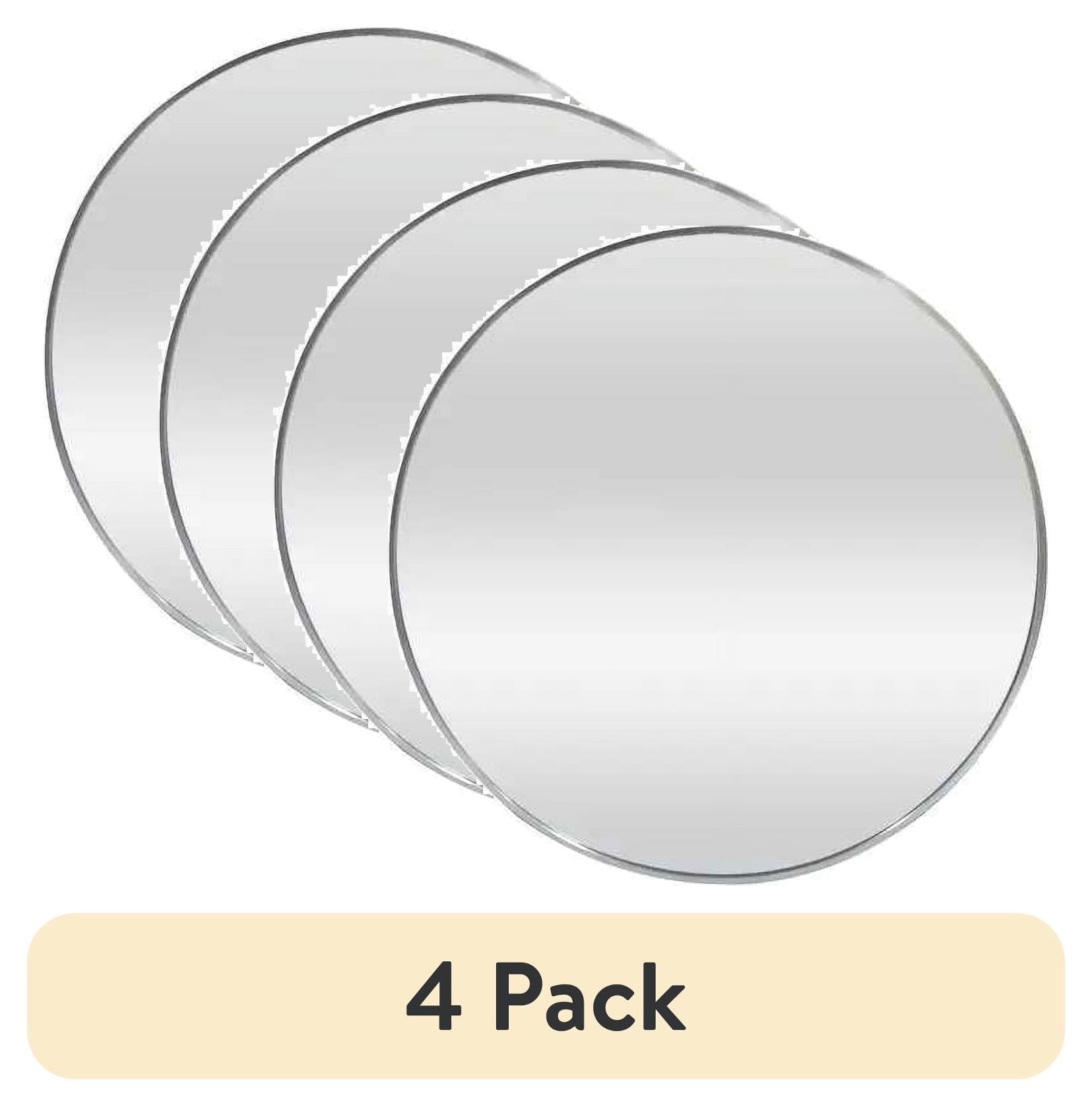 (4 pack) Better Homes & Gardens 28x28 Round Large Wall Mirror for Bathroom or Living Room
