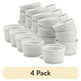 thumbnail interactive-video image 1 of (4 pack) Better Homes & Gardens White Porcelain Ramekin, 0.42 lb, 1 of 7