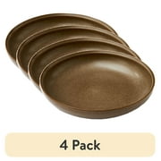 4 pack 4 pack Better Homes & Gardens Banks Brown 8.9 in Stoneware Dinner Bowl