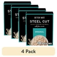 thumbnail image 1 of (4 pack) Better Oats Original, Steel Cut Oatmeal, Flax Seed, Instant Oatmeal, Hearty 10 Packets, 11.6 oz Box, 1 of 12