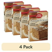 (4 pack) Betty Crocker Gingerbread Cake and Cookie Mix, 14.5 oz.