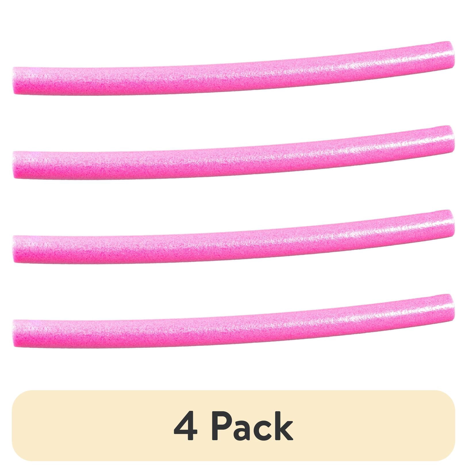 (4 pack) Big Joe Swim Pool Noodle (Single Unit), Pink, 50 inches long, 2.25 inches wide
